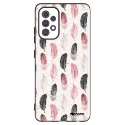 Fekete szilikon tok az alábbi mobiltelefonokra Samsung Galaxy A32 5G A326B - Feather 2