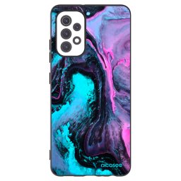 Fekete szilikon tok az alábbi mobiltelefonokra Samsung Galaxy A32 5G A326B - Lean 2