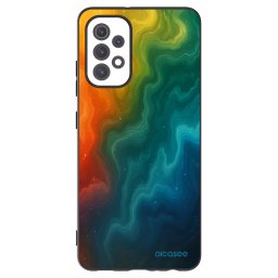 Fekete szilikon tok az alábbi mobiltelefonokra Samsung Galaxy A32 5G A326B - Solar