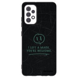 Fekete szilikon tok az alábbi mobiltelefonokra Samsung Galaxy A32 5G A326B - LEFT A MARK
