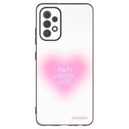 Fekete szilikon tok az alábbi mobiltelefonokra Samsung Galaxy A32 5G A326B - Rich Energy