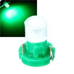 Műszerfal Izzó, T4.2 Cob Led, Zöld