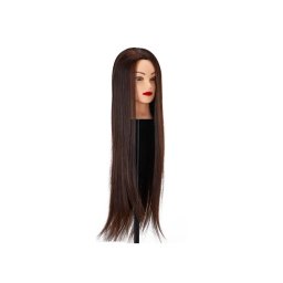 Gabbiano barna babafej szintetikus hajjal, 55 cm