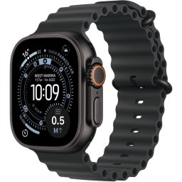 Apple Watch Ultra 3 GPS Cellular 49 mm-es fekete titán tok fekete óceán szíjjal