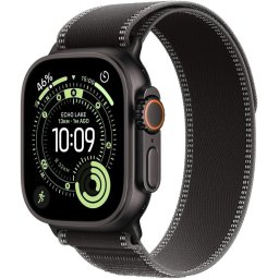 Apple Watch Ultra 3 GPS Cellular 49 mm-es fekete titán tok fekete/szenes Trail Loop hurokkal - M/L