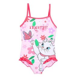 Disney Marie cica Flowers Pink gyerek fürdőruha, úszó 4 év / 104 cm