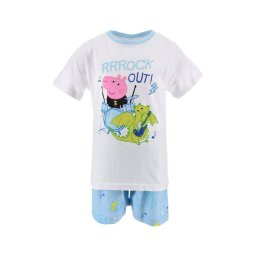 Peppa malac Rock Out White gyerek rövid pizsama 6 év / 116 cm