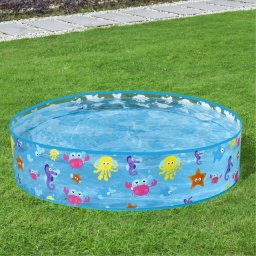 Bestway hordozható medence gyerekeknek, 122 x 122 x 25 cm (55028)