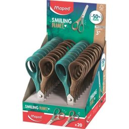 MAPED Olló display, óvodai, 12 cm, FSC, MAPED "Smiling Planet Vivo"