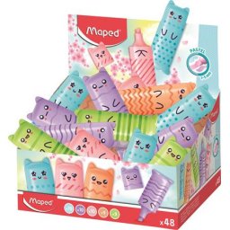 MAPED Szövegkiemelő display, 1-5 mm, MAPED "Mini Pastel", 5 különböző pasztell szín