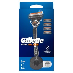 INGYENES SZÁLLÍTÁS - UEFA Champions League Special Edition Gillette ProGlide Férfi Borotva, 4 Borotvabetétek