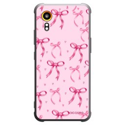 Fekete szilikon tok az alábbi mobiltelefonokra Samsung Galaxy Xcover 7 - Bow Aesthetic