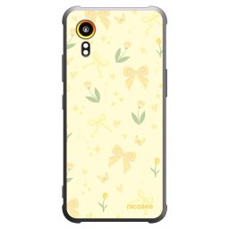 Fekete szilikon tok az alábbi mobiltelefonokra Samsung Galaxy Xcover 7 - Honey Blossom