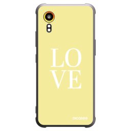 Fekete szilikon tok az alábbi mobiltelefonokra Samsung Galaxy Xcover 7 - Love