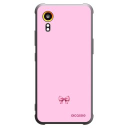 Fekete szilikon tok az alábbi mobiltelefonokra Samsung Galaxy Xcover 7 - Blush bow