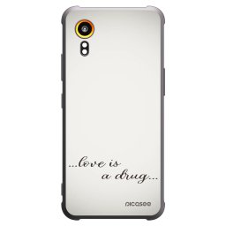 Fekete szilikon tok az alábbi mobiltelefonokra Samsung Galaxy Xcover 7 - Love is a drug