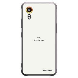 Fekete szilikon tok az alábbi mobiltelefonokra Samsung Galaxy Xcover 7 - Girl, do it for you