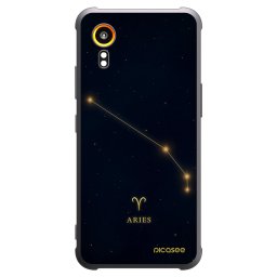 Fekete szilikon tok az alábbi mobiltelefonokra Samsung Galaxy Xcover 7 - ARIES