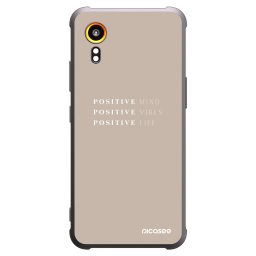 Fekete szilikon tok az alábbi mobiltelefonokra Samsung Galaxy Xcover 7 - Positive Vibes
