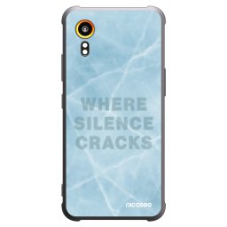 Fekete szilikon tok az alábbi mobiltelefonokra Samsung Galaxy Xcover 7 - SILENCE