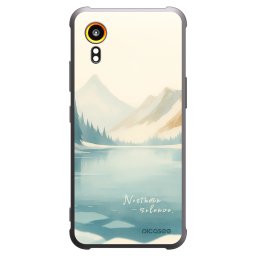 Fekete szilikon tok az alábbi mobiltelefonokra Samsung Galaxy Xcover 7 - NOTHERN SILENCE