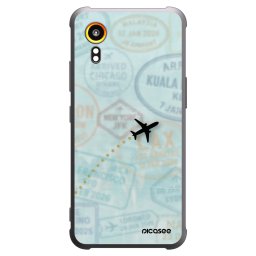 Fekete szilikon tok az alábbi mobiltelefonokra Samsung Galaxy Xcover 7 - FLIGHT PATH