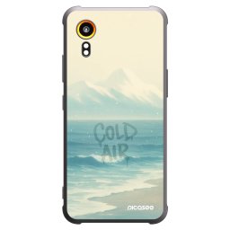 Fekete szilikon tok az alábbi mobiltelefonokra Samsung Galaxy Xcover 7 - COLD AIR