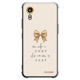 Fekete szilikon tok az alábbi mobiltelefonokra Samsung Galaxy Xcover 7 - Golden Dream