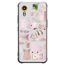 Fekete szilikon tok az alábbi mobiltelefonokra Samsung Galaxy Xcover 7 - Glam Babe