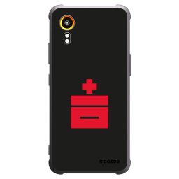 Fekete szilikon tok az alábbi mobiltelefonokra Samsung Galaxy Xcover 7 - Le Plastenciaga