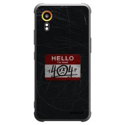 Fekete szilikon tok az alábbi mobiltelefonokra Samsung Galaxy Xcover 7 - HELLO 404