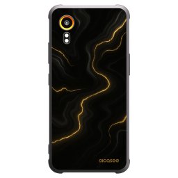 Fekete szilikon tok az alábbi mobiltelefonokra Samsung Galaxy Xcover 7 - Thunder