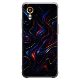 Fekete szilikon tok az alábbi mobiltelefonokra Samsung Galaxy Xcover 7 - Noir