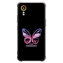 Fekete szilikon tok az alábbi mobiltelefonokra Samsung Galaxy Xcover 7 - Diamanty Purple
