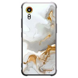 Fekete szilikon tok az alábbi mobiltelefonokra Samsung Galaxy Xcover 7 - Her