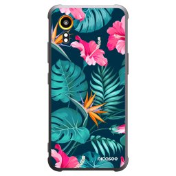 Fekete szilikon tok az alábbi mobiltelefonokra Samsung Galaxy Xcover 7 - Pink Monstera
