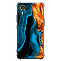 Fekete szilikon tok az alábbi mobiltelefonokra Samsung Galaxy Xcover 7 - Gold blue