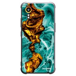 Fekete szilikon tok az alábbi mobiltelefonokra Samsung Galaxy Xcover 7 - Goldsky