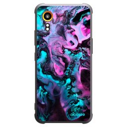 Fekete szilikon tok az alábbi mobiltelefonokra Samsung Galaxy Xcover 7 - Lean
