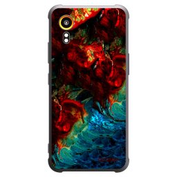 Fekete szilikon tok az alábbi mobiltelefonokra Samsung Galaxy Xcover 7 - Universe