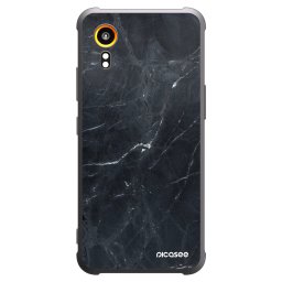 Fekete szilikon tok az alábbi mobiltelefonokra Samsung Galaxy Xcover 7 - Black marble