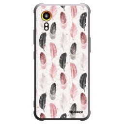 Fekete szilikon tok az alábbi mobiltelefonokra Samsung Galaxy Xcover 7 - Feather 2
