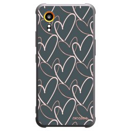 Fekete szilikon tok az alábbi mobiltelefonokra Samsung Galaxy Xcover 7 - Lots of love
