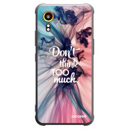 Fekete szilikon tok az alábbi mobiltelefonokra Samsung Galaxy Xcover 7 - Don't think TOO much