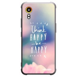 Fekete szilikon tok az alábbi mobiltelefonokra Samsung Galaxy Xcover 7 - Think happy be happy