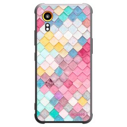 Fekete szilikon tok az alábbi mobiltelefonokra Samsung Galaxy Xcover 7 - Colorful roof