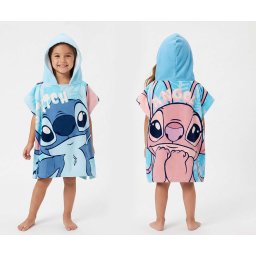 Lilo és Stitch poncsó törölköző 55x110 cm Fast Dry