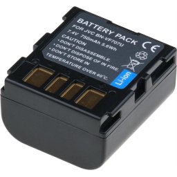 T6 Power akkumulátor a JVC BN-VF707U, BN-VF707 modellekhez, 750 mAh, 5,4 Wh, szürke