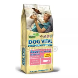 Dog Vital Adult Sensitive All Breeds Fish száraz kutyatáp - hal 12 kg