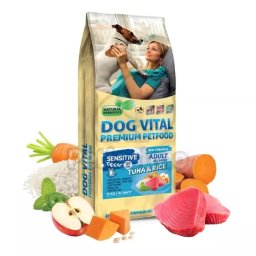 Dog Vital Sensitive Adult Tuna&Rice All breeds száraz kutyatáp - tonhal, rizs 12 kg